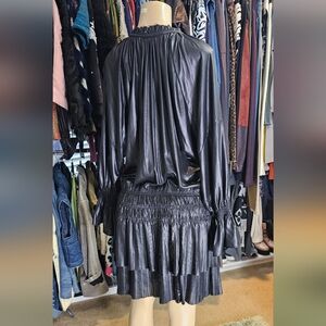 fab'rik Black Long Sleeve Dress